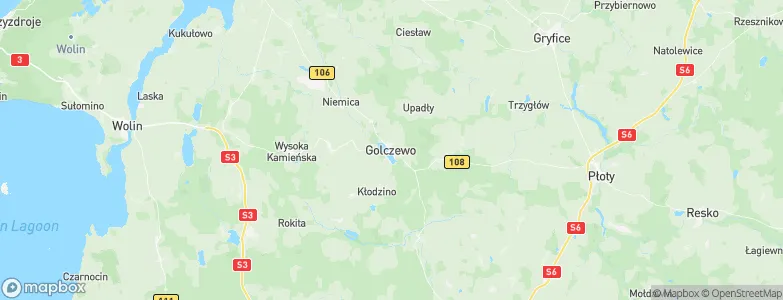 Golczewo, Poland Map