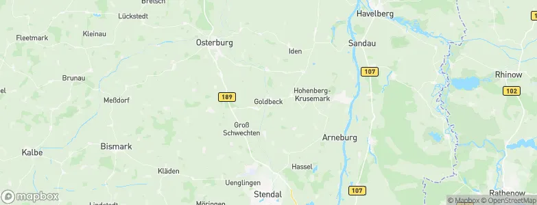 Goldbeck, Germany Map