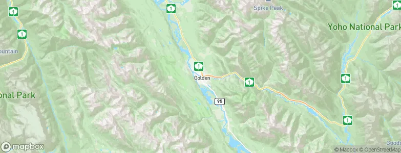 Golden, Canada Map
