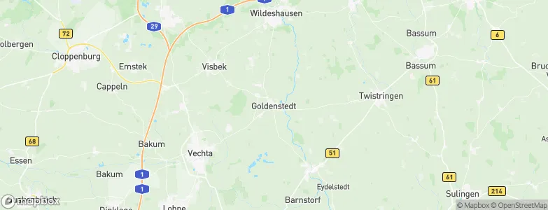 Goldenstedt, Germany Map