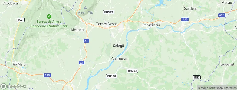 Golegã, Portugal Map