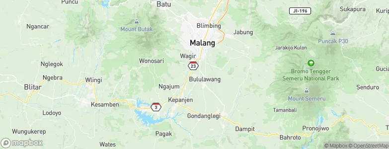 Golek, Indonesia Map