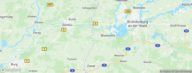 Gollwitz, Germany Map