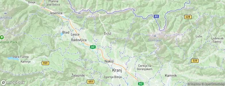 Golnik, Slovenia Map