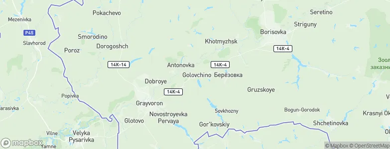 Golovchino, Russia Map