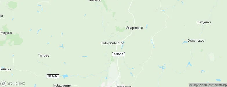 Golovinshchino, Russia Map