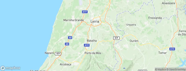 Golpilheira, Portugal Map