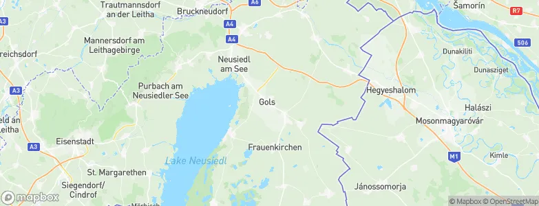 Gols, Austria Map