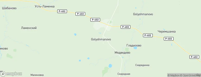 Golyshmanovo, Russia Map