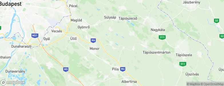 Gomba, Hungary Map