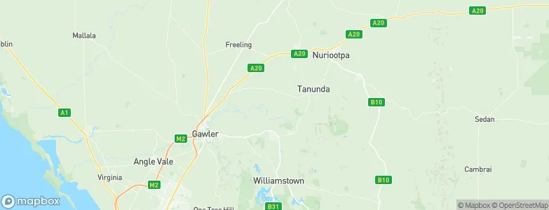 Gomersal, Australia Map
