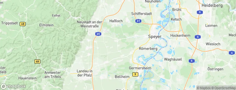 Gommersheim, Germany Map