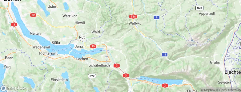Gommiswald, Switzerland Map