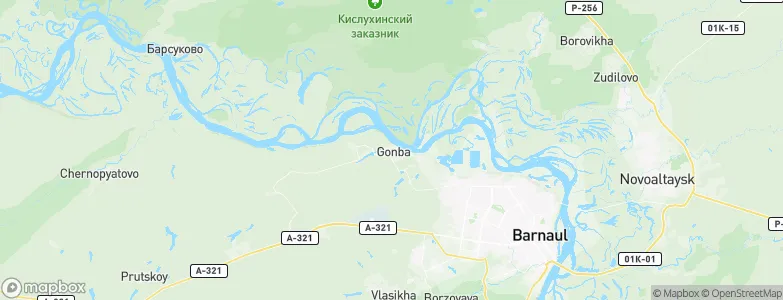 Gon'ba, Russia Map