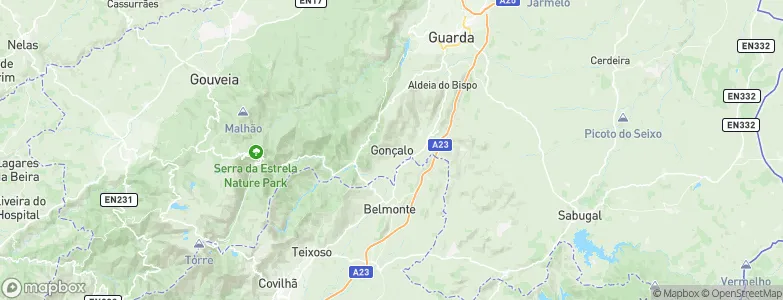 Gonçalo, Portugal Map