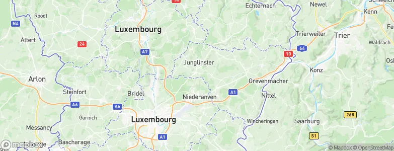 Gonderange, Luxembourg Map