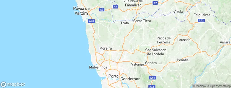 Gondim, Portugal Map