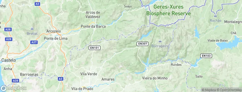 Gondoriz, Portugal Map