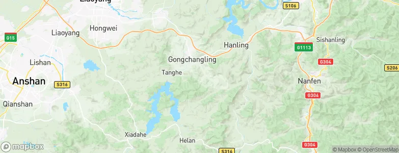 Gongchangling, China Map