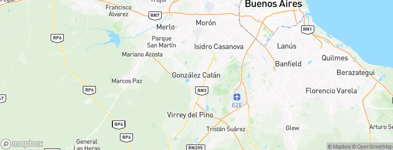 González Catán, Argentina Map