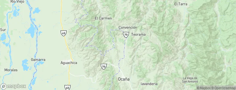 González, Colombia Map