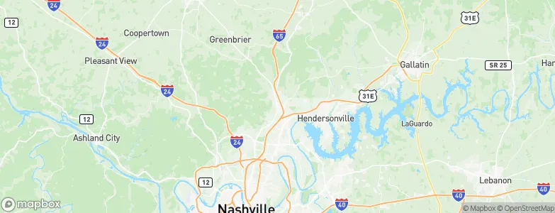 Goodlettsville, United States Map