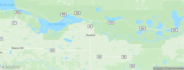 Goodsoil, Canada Map