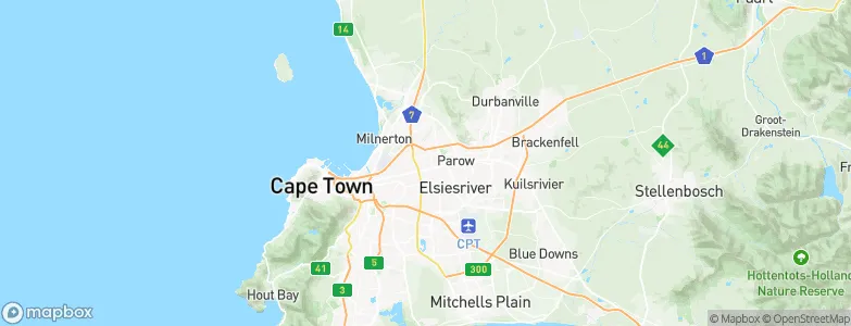 Goodwood, South Africa Map