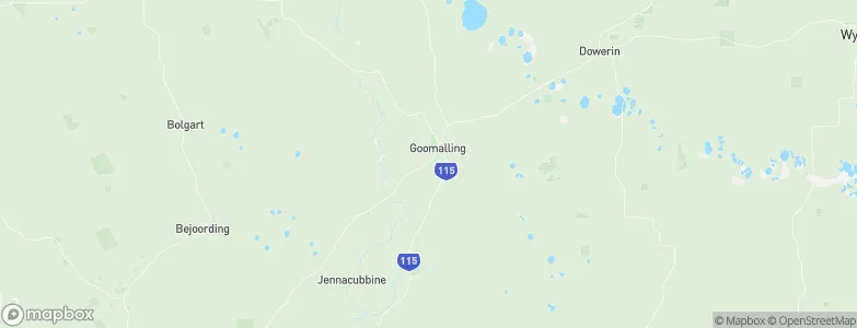 Goomalling, Australia Map