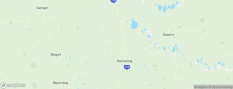 Goomalling, Australia Map