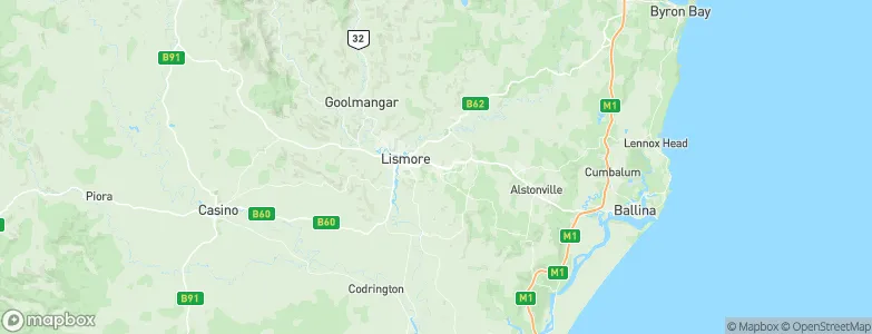 Goonellabah, Australia Map