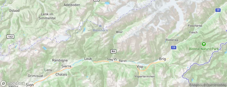 Goppenstein, Switzerland Map