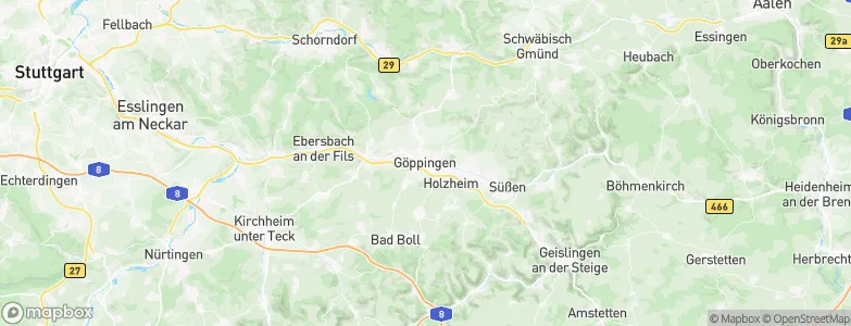 Göppingen, Germany Map