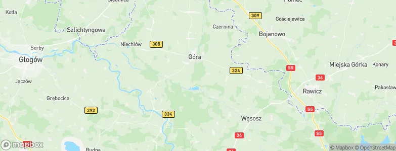 Góra County, Poland Map