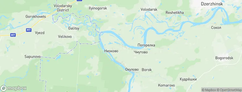 Gorbatov, Russia Map