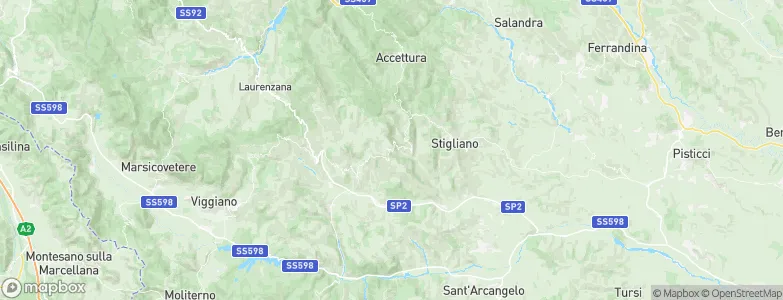 Gorgoglione, Italy Map