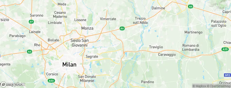 Gorgonzola, Italy Map