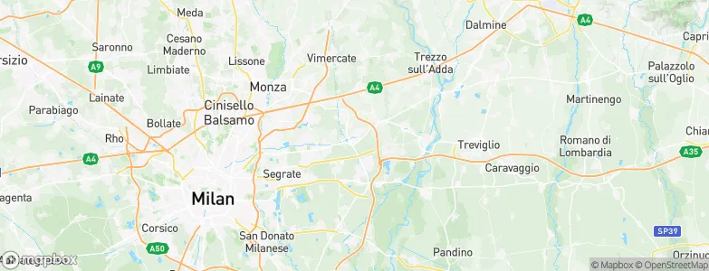 Gorgonzola, Italy Map