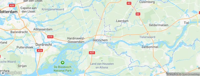 Gorinchem, Netherlands Map