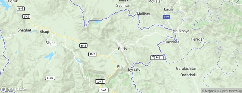 Goris, Armenia Map