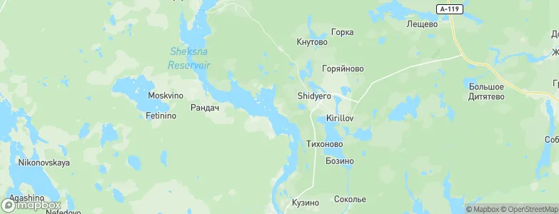 Goritsy, Russia Map