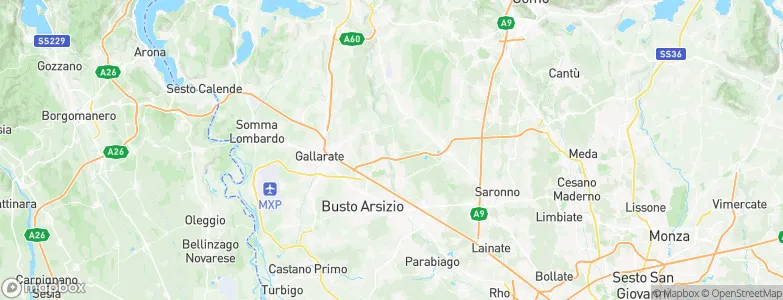 Gorla Maggiore, Italy Map