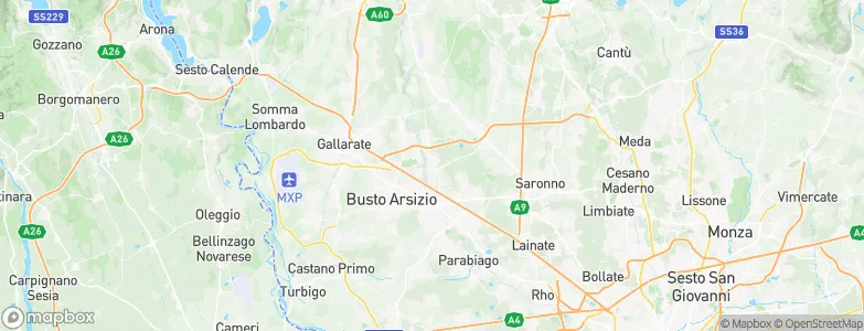 Gorla Minore, Italy Map