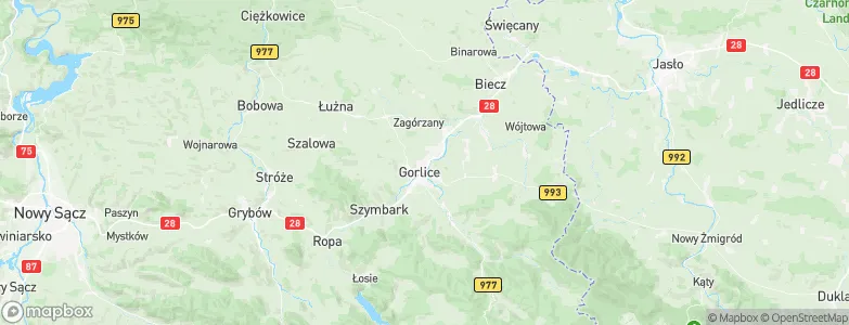 Gorlice, Poland Map