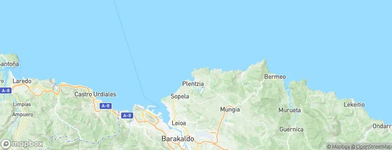 Gorliz, Spain Map
