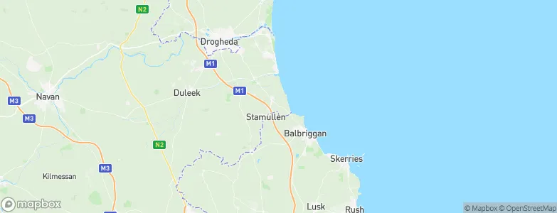 Gormanston, Ireland Map
