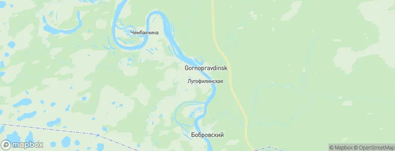 Gornopravdinsk, Russia Map