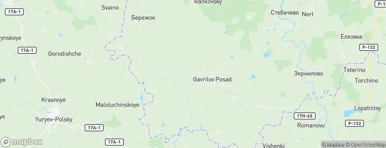 Gorodishchi, Russia Map