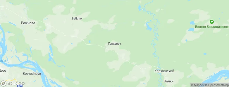 Gorodnoye, Russia Map
