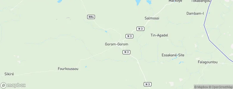 Gorom-Gorom, Burkina Faso Map